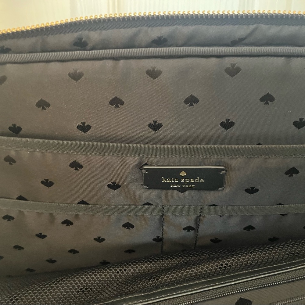 Kate Spade New York Black Nylon Laptop Crossbody Messenger Bag - Picture 6 of 8